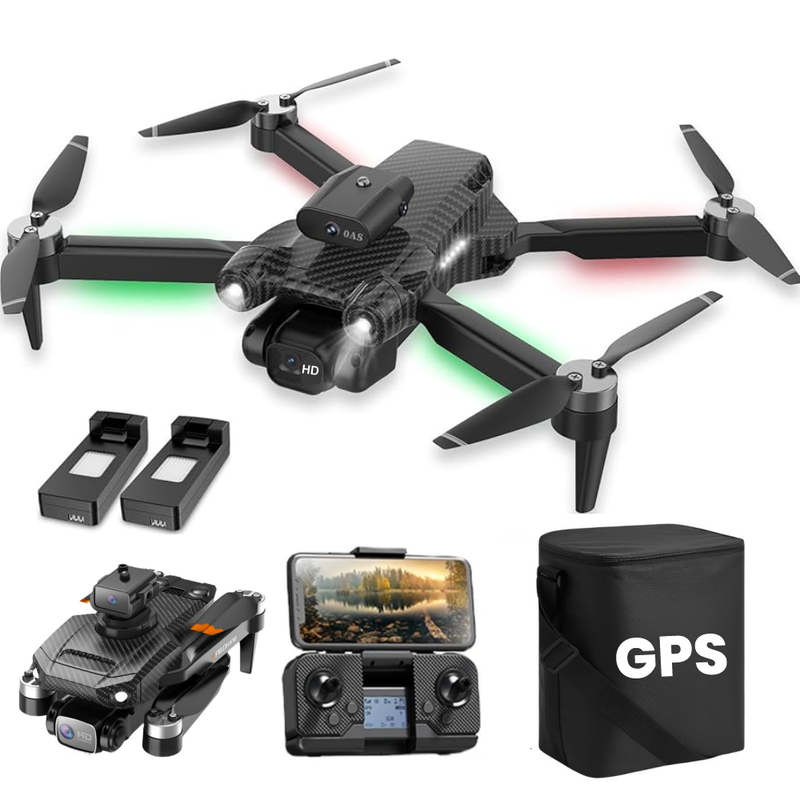 DRONE FIBRA DE CARBONO GPS 1080 T3 PRO